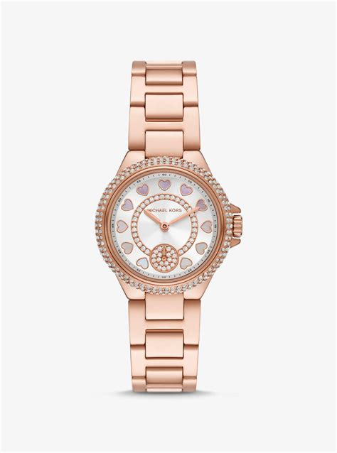 michael kors mini camille rose gold|Mini Camille Pavé Rose Gold.